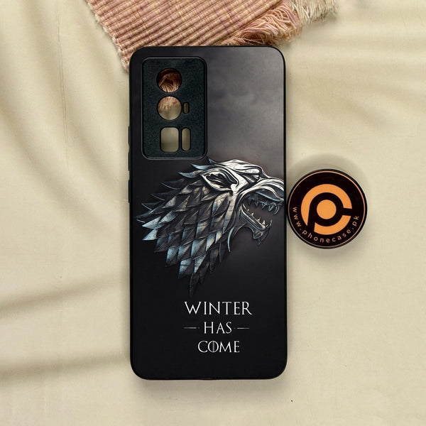 Xiaomi Redmi K60 Pro - Winter Has Come Got - Premium Metal Printed Soft Bumper Shock Proof Case