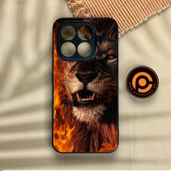 Xiaomi 15T Pro - Tiger Design 2 - Premium Metal Printed Soft Bumper Shock Proof Case