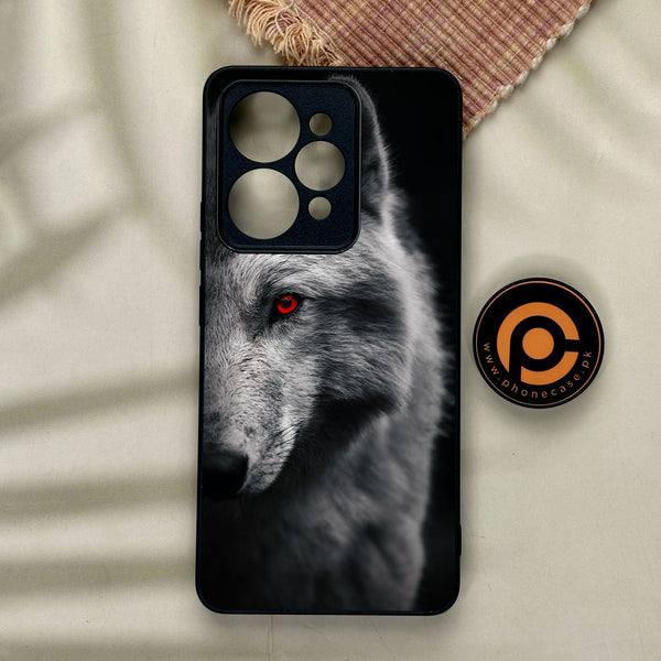 Realme 15 - Wolf Design 10 - Premium Metal Printed Soft Bumper Shock Proof Case