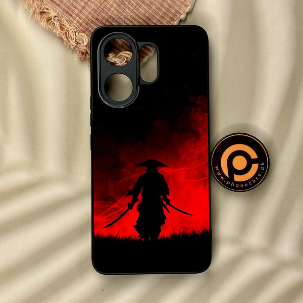 Vivo V60 - Ninja Design 1 - Premium Metal Printed Soft Bumper Shock Proof Case