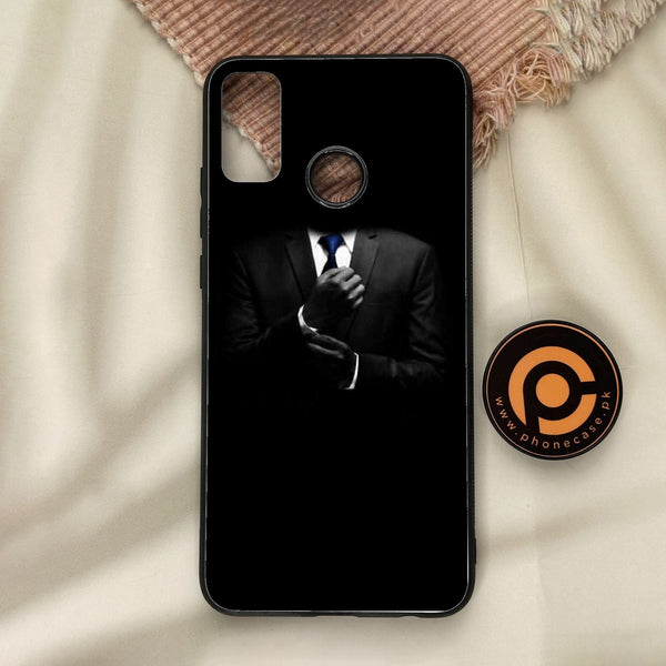 Honor 9X Lite - Black Art Design 1 - Premium Metal Printed Soft Bumper Shock Proof Case