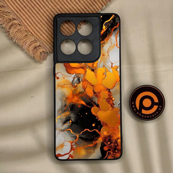 Motorola Edge 60 Fusion - Liquid Marble Design 2 - Premium Metal Printed Soft Bumper Shock Proof Case