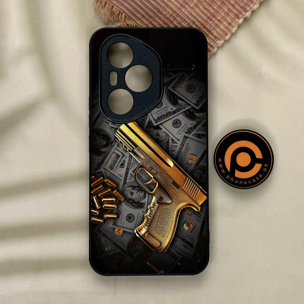 Honor 400 Pro - Dollar Design 7 - Premium Metal Printed Soft Bumper Shock Proof Case