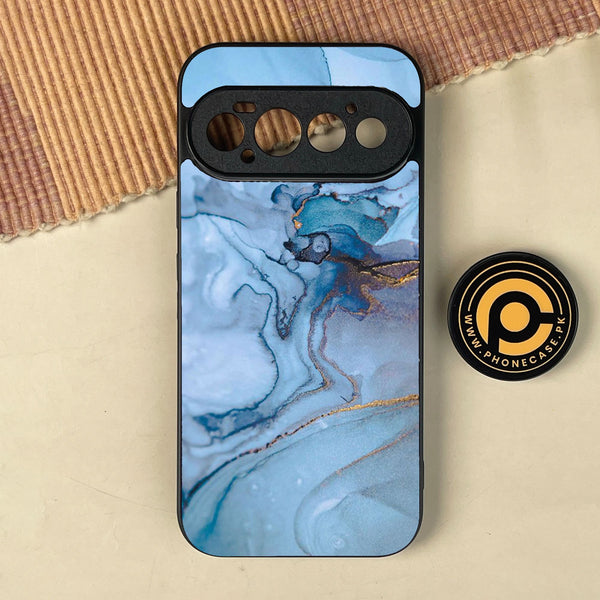 Google Pixel 11 Pro - Blue Marble Design 1 - Premium Metal Printed Soft Bumper Shock Proof Case