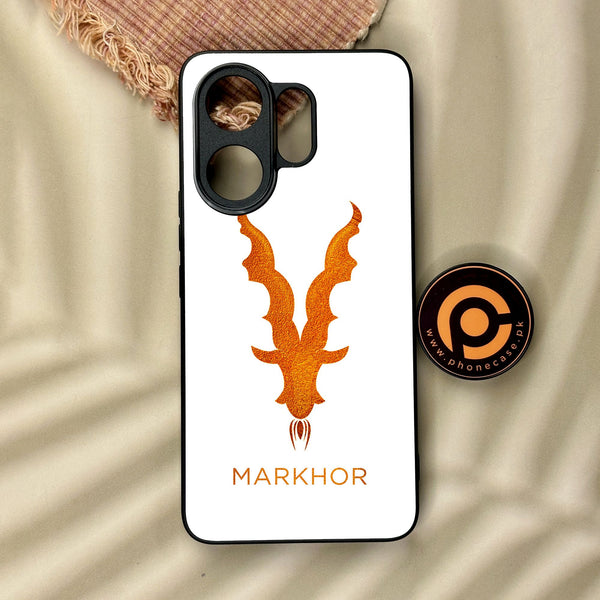 Vivo V60 - Markhor Design 11 - Premium Metal Printed Soft Bumper Shock Proof Case