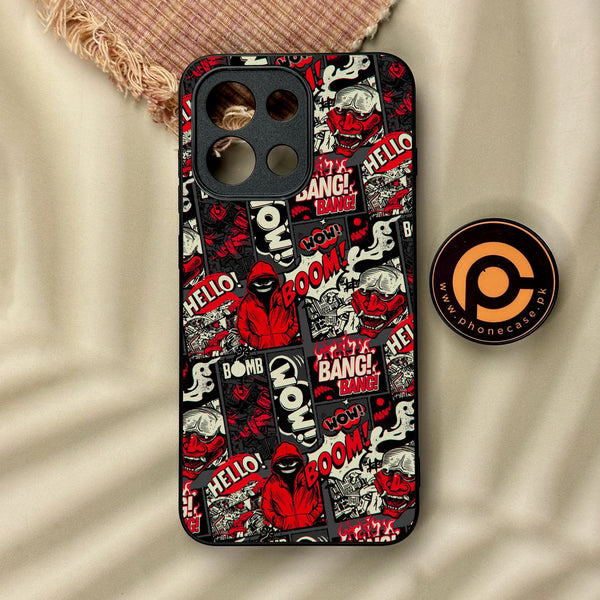 OnePlus 13T - Boom Red - Premium Metal Printed Soft Bumper Shock Proof Case