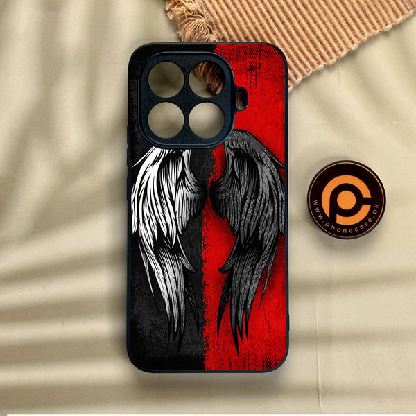 Xiaomi 15T Pro - Angel 2.0 Design 10 - Premium Metal Printed Soft Bumper Shock Proof Case