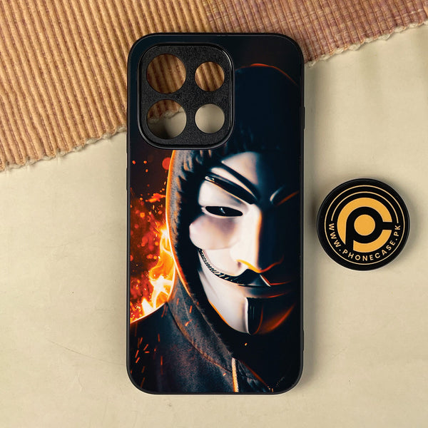 Oppo Reno 16 Pro - Anonymous 2.0 Design 6 - Premium Metal Printed Soft Bumper Shock Proof Case