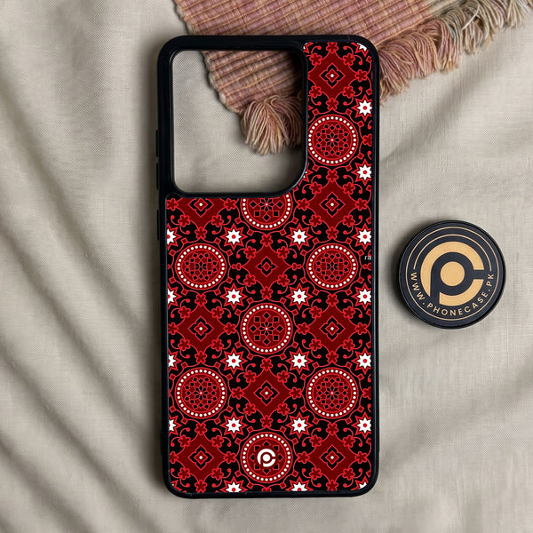 Motorola G styles 2025 - Ajrak Design 6 - Premium Metal Printed Soft Bumper Shock Proof Case