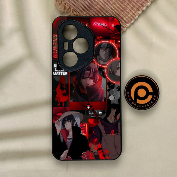 Honor 400 Pro - Itachi Aesthetic - Premium Metal Printed Soft Bumper Shock Proof Case