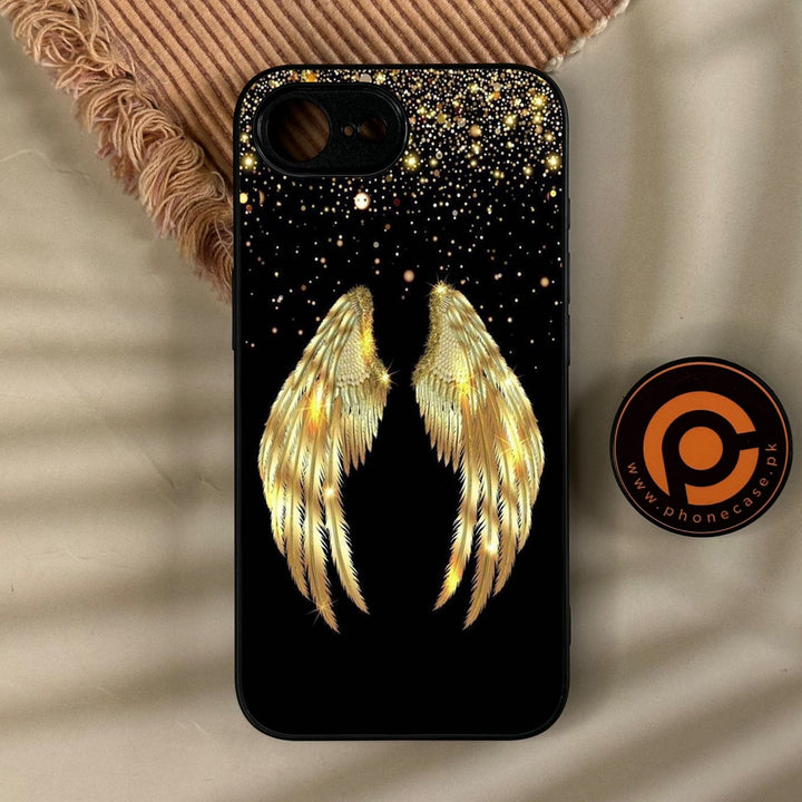 iPhone 17e - Angel Wings Design 1 - Premium Metal Printed Soft Bumper Shock Proof Case