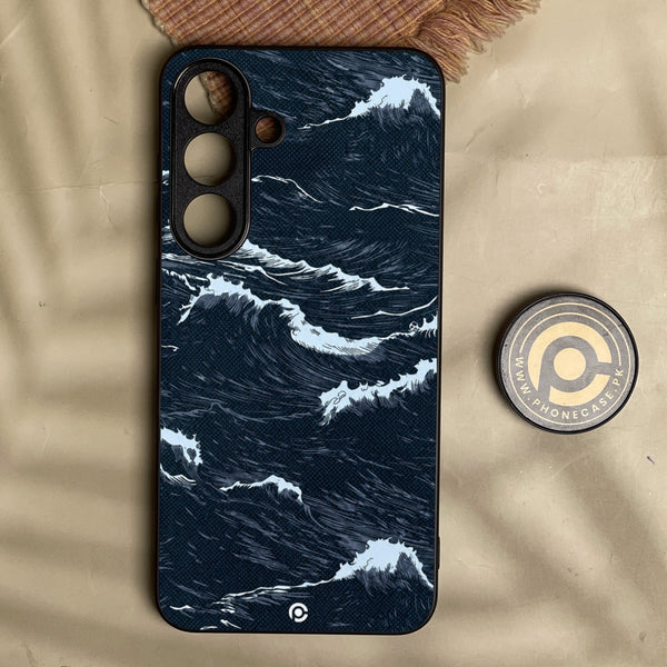 Samsung Galaxy A18 - Classic Weave Design 16 - Premium Metal Printed Soft Bumper Shock Proof Case