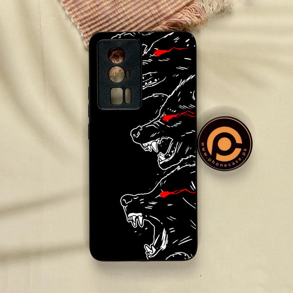 Xiaomi Redmi K60 Pro - Black Art Design 7 - Premium Metal Printed Soft Bumper Shock Proof Case