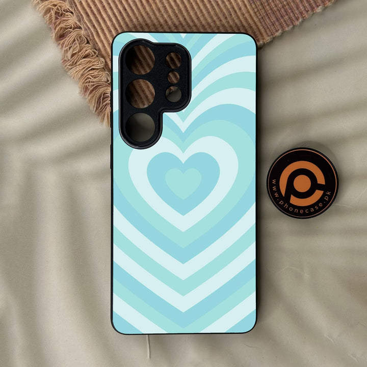 Samsung Galaxy S26 Ultra - Heartbeat Design 7 - Premium Metal Printed Soft Bumper Shock Proof Case