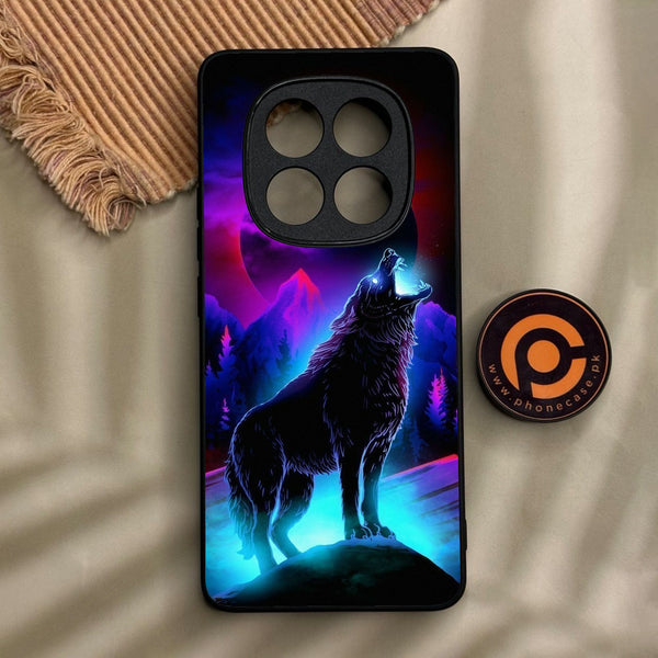 Xiaomi Redmi Note 15 - Wolf Design 2 - Premium Metal Printed Soft Bumper Shock Proof Case