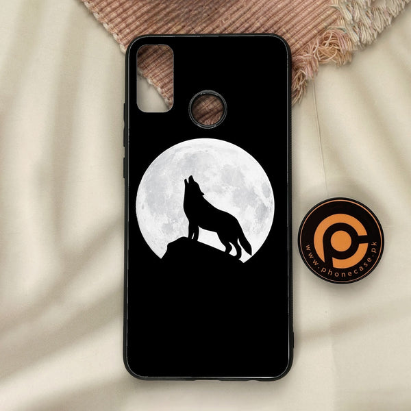 Honor 9X Lite - Wolf Design 3 - Premium Metal Printed Soft Bumper Shock Proof Case