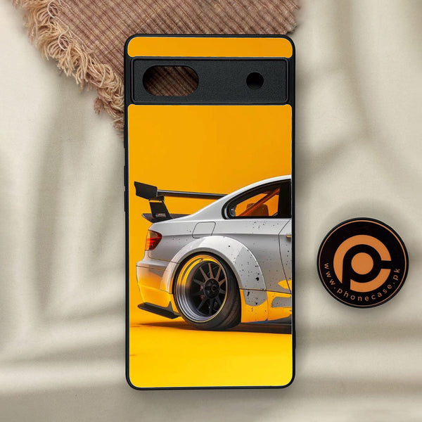Google Pixel 6a - M3 Gt2 Racing Car - Premium Metal Printed Soft Bumper Shock Proof Case