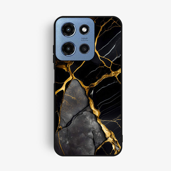 Motorola G Power 2025 - Liquid Marble Design 6 - Premium Metal Printed Soft Bumper Shock Proof Case