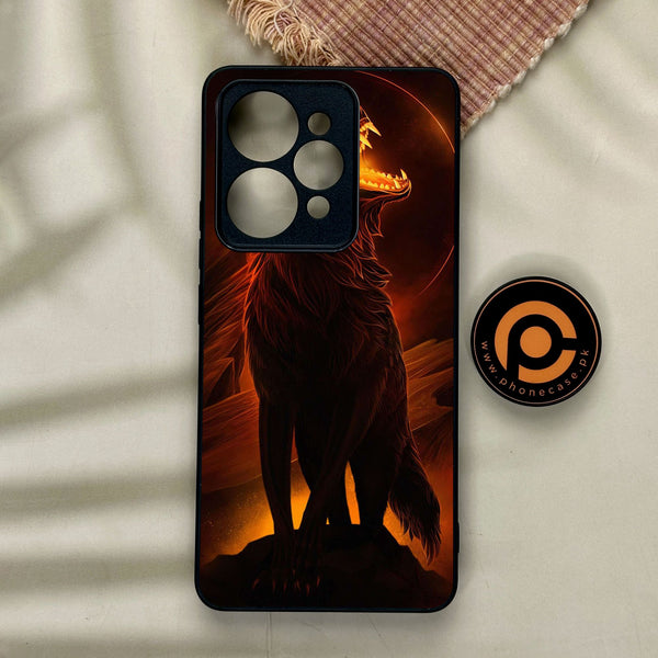 Realme 15 - Wolf Design 6 - Premium Metal Printed Soft Bumper Shock Proof Case