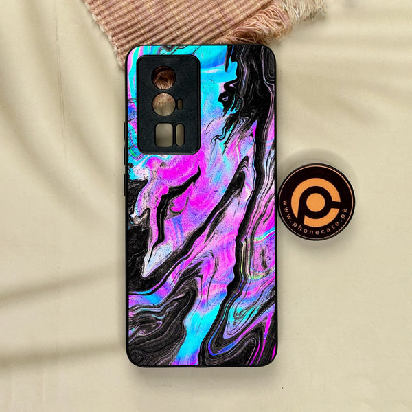 Xiaomi Redmi K60 Pro - Cosmic Inferno - Premium Metal Printed Soft Bumper Shock Proof Case