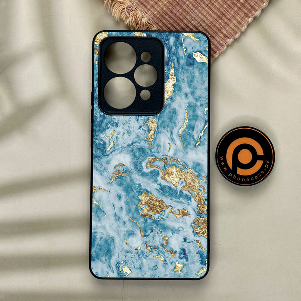 Realme 15 - Blue 2.0 Design 7 - Premium Metal Printed Soft Bumper Shock Proof Case