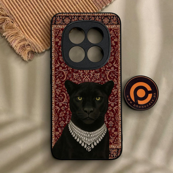 Xiaomi Redmi Note 15 Pro Plus - Black Panther - Premium Metal Printed Soft Bumper Shock Proof Case
