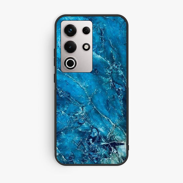 Itel S25 Ultra - Blue 2.0 Design 3 - Premium Metal Printed Soft Bumper Shock Proof Case