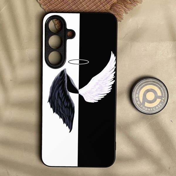 Samsung Galaxy S26 Fe - Angel 2.0 Design 5 - Premium Metal Printed Soft Bumper Shock Proof Case