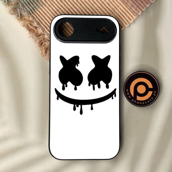 iPhone Air - Marshmello Face - Premium Metal Printed Soft Bumper Shock Proof Case