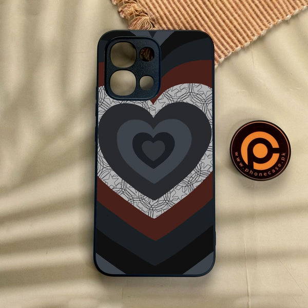 Oppo A6 Pro - Heart 2.0 Design 7 - Premium Metal Printed Soft Bumper Shock Proof Case