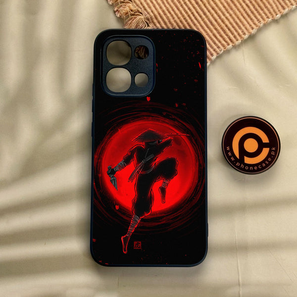 Oppo A6 Pro - Ninja Design 5 - Premium Metal Printed Soft Bumper Shock Proof Case