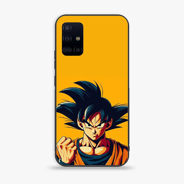 Samsung Galaxy A71 -  - Goku Design  - Soft Bumper shock Proof Glass Case CS-32106