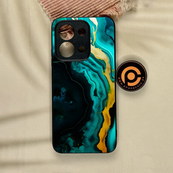 Xiaomi Redmi 15C - Liquid Design 6 - Premium Metal Printed Soft Bumper Shock Proof Case