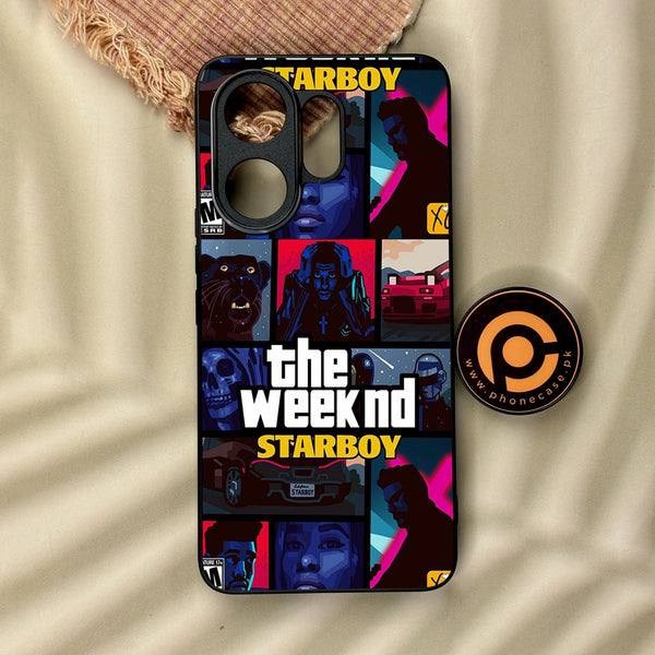 Vivo V60 - The Weeknd Star Boy - Premium Metal Printed Soft Bumper Shock Proof Case