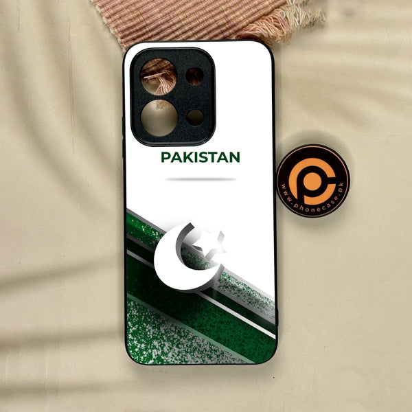Xiaomi Redmi 15C - Pakistan Design 10 - Premium Metal Printed Soft Bumper Shock Proof Case