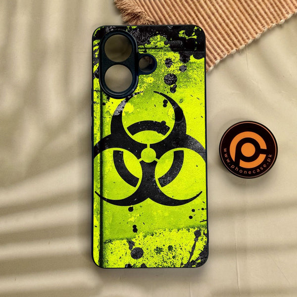 Vivo V60 Lite  - Biohazard Design 9 - Premium Metal Printed Soft Bumper Shock Proof Case