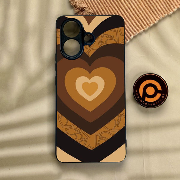 Vivo V60 Lite  - Heart 2.0 Design 5 - Premium Metal Printed Soft Bumper Shock Proof Case