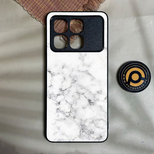 Redmi K70 Ultra - White Design 10 - Premium Metal Printed Soft Bumper Shock Proof Case