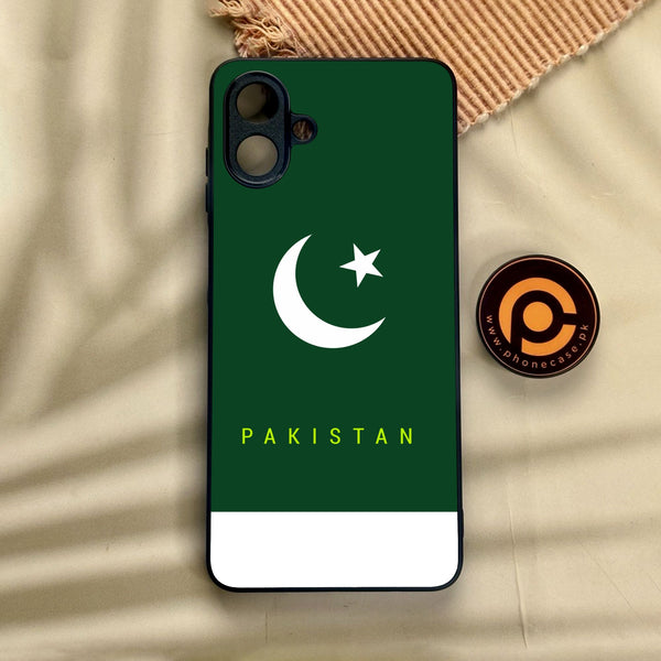Samsung Galaxy A07 - Pakistani Flag Design 5 - Premium Metal Printed Soft Bumper Shock Proof Case