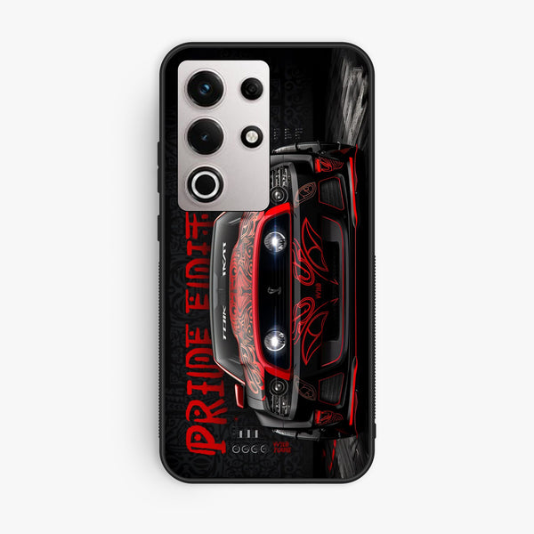Itel S25 Ultra - Cobra X Racing Car - Premium Metal Printed Soft Bumper Shock Proof Case