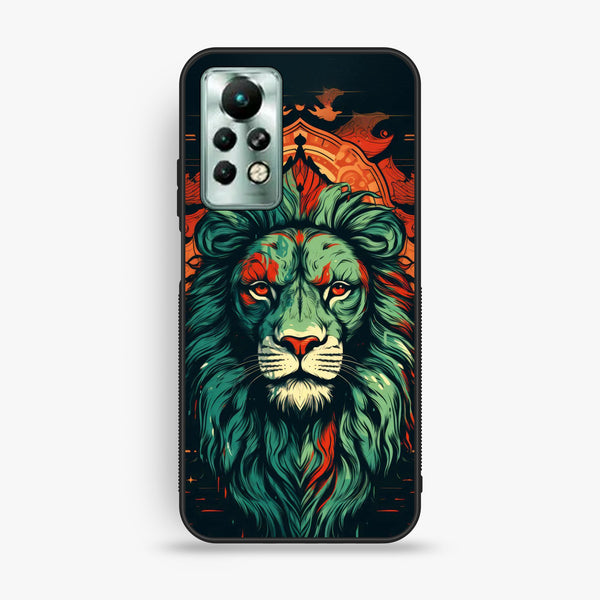 Infinix Note 11 Pro - Tiger 2.0 Design 2 - Premium Metal Printed Soft Bumper Shock Proof Case