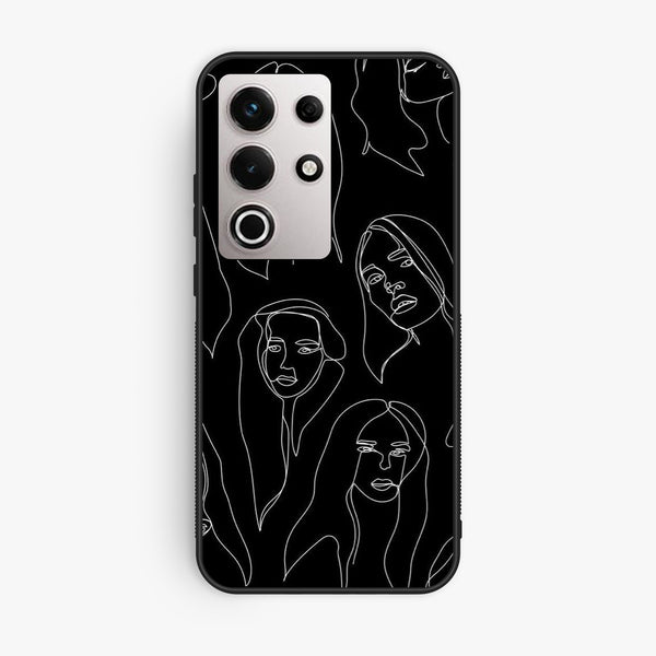 Itel S25 Ultra - Girls Design 8 - Premium Metal Printed Soft Bumper Shock Proof Case