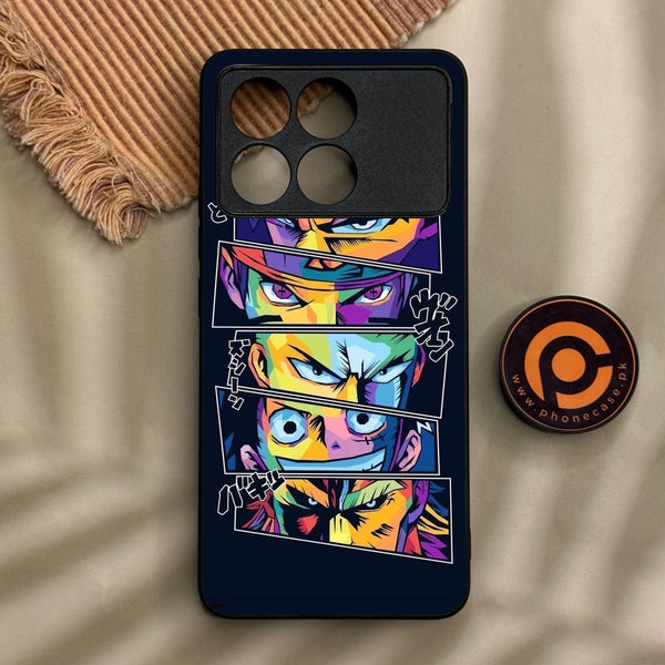 Xiaomi Redmi K70 - Anime 2.0 Design 8 - Premium Metal Printed Soft Bumper Shock Proof Case