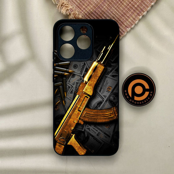 Realme 15T - Dollar Design 6 - Premium Metal Printed Soft Bumper Shock Proof Case