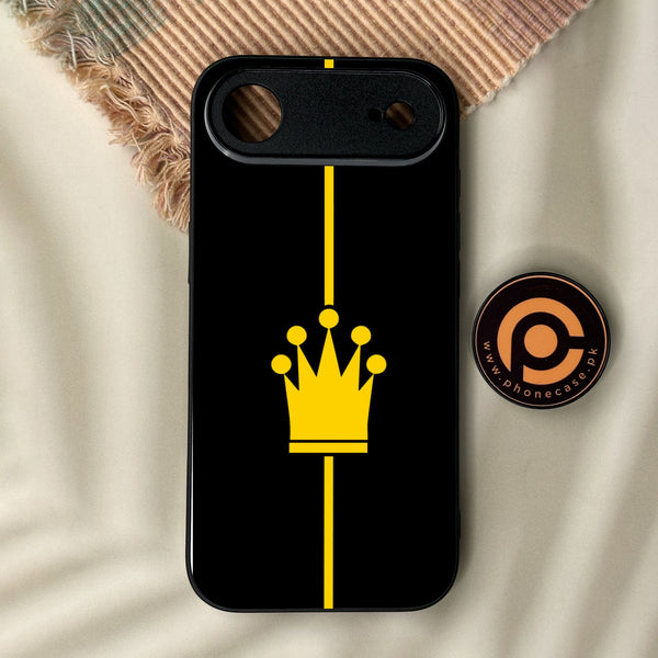 iPhone Air - King Design 1 - Premium Metal Printed Soft Bumper Shock Proof Case