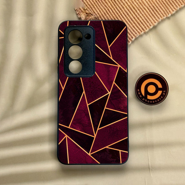 Xiaomi Redmi 15 - Geometric Design 7 - Premium Metal Printed Soft Bumper Shock Proof Case