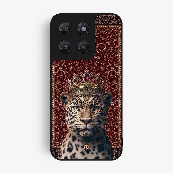 Motorola Moto G57 Power - Leopard - Premium Metal Printed Soft Bumper Shock Proof Case