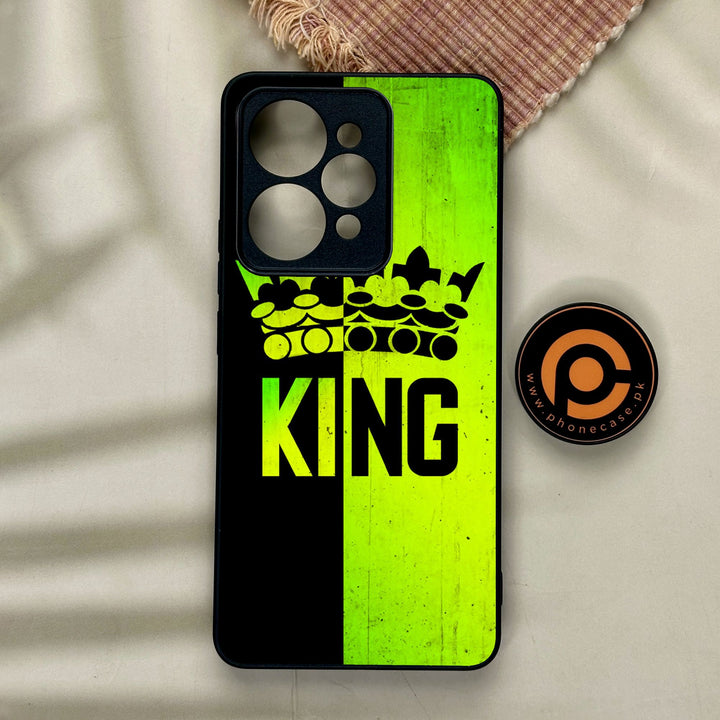 Realme 15 - King Design 3 - Premium Metal Printed Soft Bumper Shock Proof Case