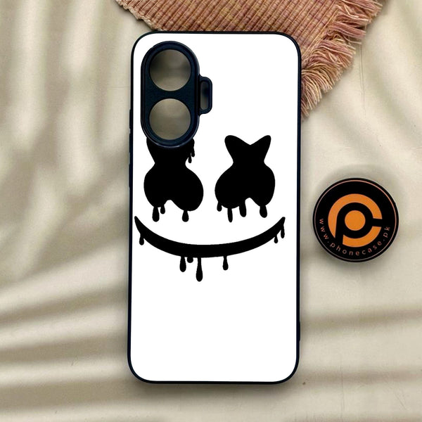 Xiaomi Redmi Turbo 4 Pro - Marshmello Face - Premium Metal Printed Soft Bumper Shock Proof Case