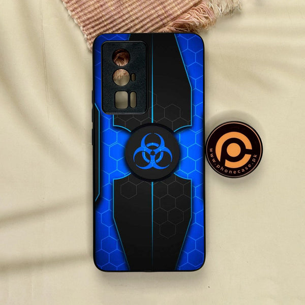 Xiaomi Redmi K60 Pro - Biohazard Design 1 - Premium Metal Printed Soft Bumper Shock Proof Case